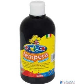 Farba tempera 500 ml, czarna CARIOCA 170-2358/170-2649