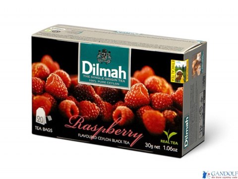 Herbata DILMAH MALINY (20 saszetek) 85041 czarna Herbata DILMAH MALINY (20 saszetek) 85041 czarna