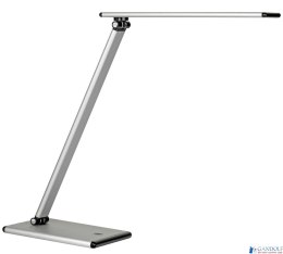 Lampka biurkowa UNILUX TERRA LED, metaliczny szary, dotykowy włącznik, 400077409