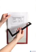 Ramka magnetyczna A4 czerwona (5 szt.) DURABLE 486903
