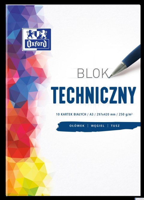 Blok techniczny OXFORD A3 10k 250G biały 400093232 Blok techniczny OXFORD A3 10k 250G biały 400093232