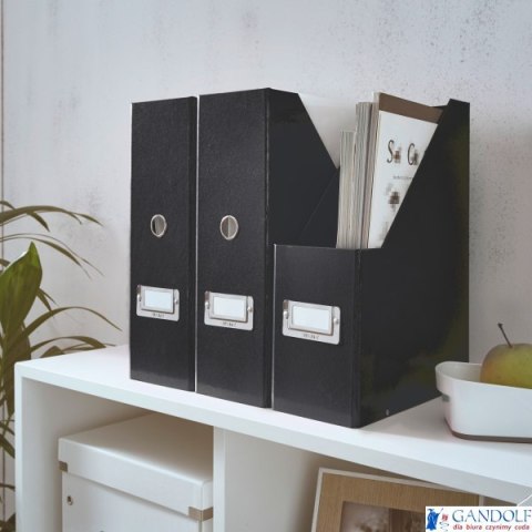Pojemnik na czasopisma czarny LEITZ Click & Store 60470095 Pojemnik na czasopisma czarny LEITZ Click & Store 60470095