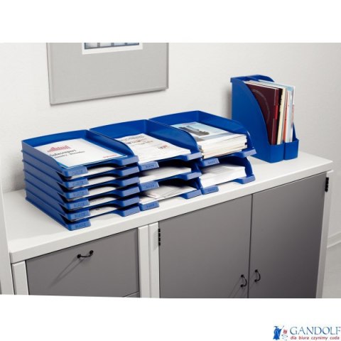 Półka na dokumenty LEITZ Plus Slim czerwony 52370025