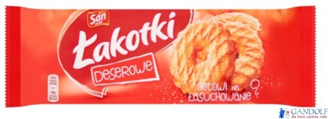 Ciastka SAN ŁAKOTKI DESEROWE 168g Ciastka SAN ŁAKOTKI DESEROWE 168g