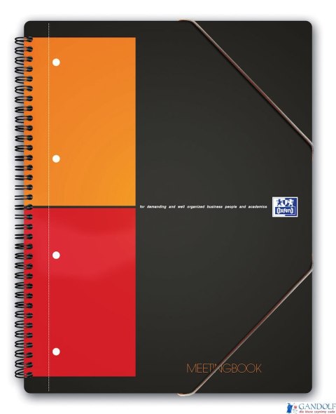 Kołonotatnik A4 80 kartek, kratka / tagi, INTERNATIONAL MEETINGBOOK, OXFORD, 100100362 Kołonotatnik A4 80 kartek, kratka / tagi, INTERNATIONAL MEETINGBOOK, OXFORD, 100100362