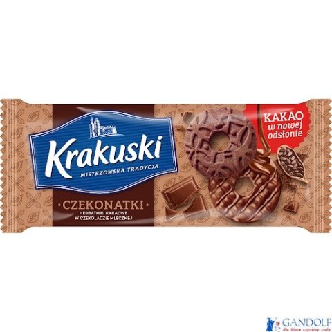 Ciastka BAHLSEN KRAKUSKI CZEKONATKI 165g Ciastka BAHLSEN KRAKUSKI CZEKONATKI 165g