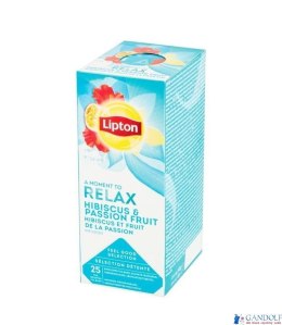 Herbata LIPTON CLASSIC HIBISKUS MARAKUJA (25 kopert fol.)