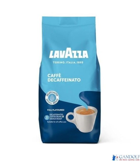 Kawa LAVAZZA CAFFE DECAFFEINATO bezkofeinowa 500g ziarnista