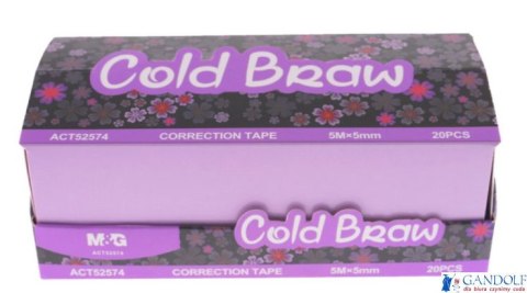 Korektor w taśmie Cold Braw, 5m x 6mm, MG MG ACT52574 Korektor w taśmie Cold Braw, 5m x 6mm, MG MG ACT52574