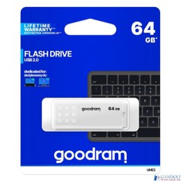 Pamięć USB GOODRAM 64GB UME2 biały USB 2.0 UME2-0640W0R11