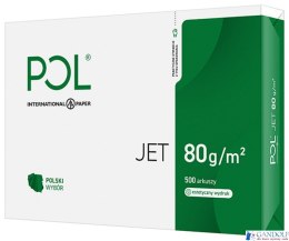 Papier xero A3 POLJET 80g klasa białości A