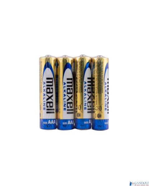Bateria MAXELL LR03 AAA (4 szt.) ALKALINE SHRINK Bateria MAXELL LR03 AAA (4 szt.) ALKALINE SHRINK