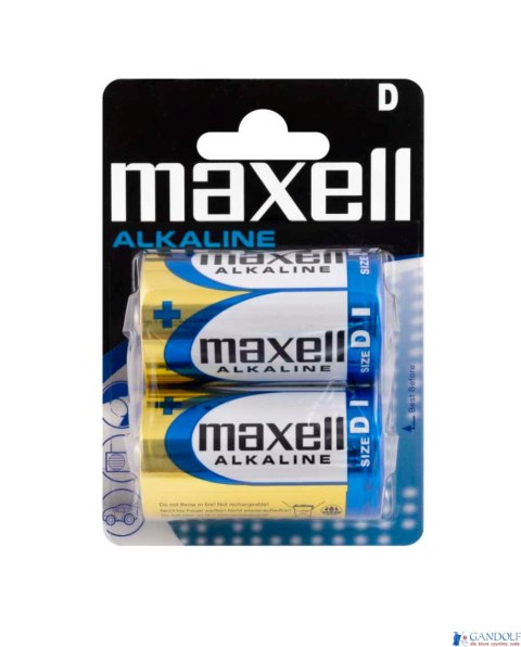 Bateria MAXELL LR20 D (2szt.) ALKALINE Bateria MAXELL LR20 D (2szt.) ALKALINE