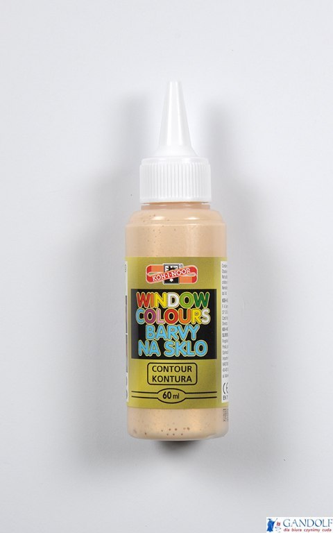 Farba witrażowa kontur.złota 60ml 9742017