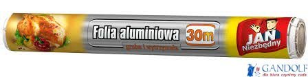 Folia aluminiowa gruba i wytrzymała 30m, tłoczone wzory 12341 Folia aluminiowa gruba i wytrzymała 30m, tłoczone wzory 12341