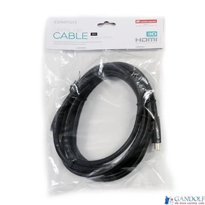 Kabel HDMI OMEGA 3m 2.1 8K czarny OCHB8K30 Kabel HDMI OMEGA 3m 2.1 8K czarny OCHB8K30