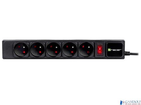 Listwa zasilająca TRACER PowerGear 3,0 m czarna (5 gniazd) TRALIS46844 Listwa zasilająca TRACER PowerGear 3,0 m czarna (5 gniazd) TRALIS46844