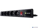 Listwa zasilająca TRACER PowerGear 3,0 m czarna (5 gniazd) TRALIS46844