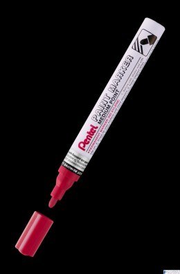 Marker olejowy Pentel średnia okrągła końcówka, MMP10-B czerwony