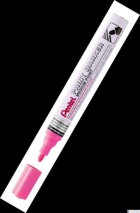Marker olejowy Pentel średnia okrągła końcówka, MMP10-P różowy