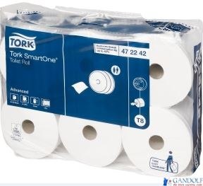 Papier toaletowy TORK SmartOne midi JUMBO biały makulatura z celulozą 207m (6) T8 472242 do doz.680000. Papier toaletowy TORK SmartOne midi JUMBO biały makulatura z celulozą 207m (6) T8 472242 do doz.680000.