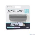Powerbank, przenośna ładowarka Platinet LEATHER 2600mAh GREY + MICRO CABLE KABEL PMPB26LG