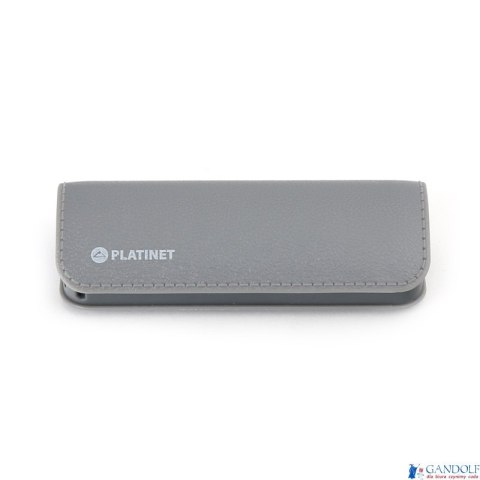 Powerbank, przenośna ładowarka Platinet LEATHER 2600mAh GREY + MICRO CABLE KABEL PMPB26LG Powerbank, przenośna ładowarka Platinet LEATHER 2600mAh GREY + MICRO CABLE KABEL PMPB26LG
