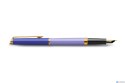 PIóro wieczne (F) HEMISPHERE Color-Block Purple 2179900 WATERMAN, giftbox