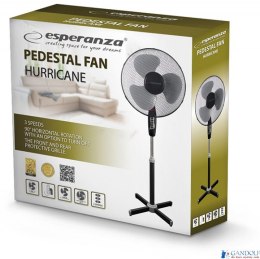 Wentylator stojący ESPERANZA czarny EHF001KK HURRICANE