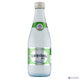 Woda STAROPOLANKA 330ml gazowana szkło zgrzewka 12szt.