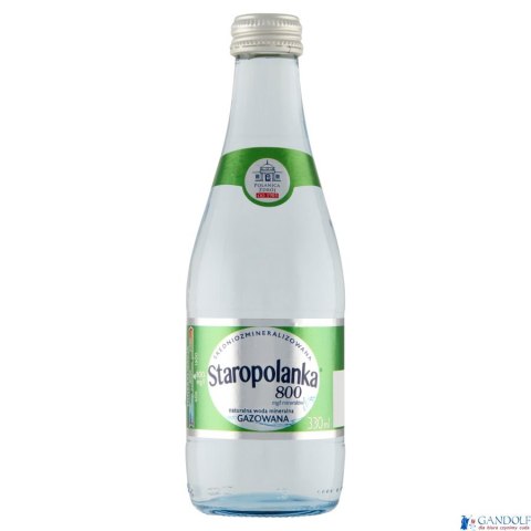Woda STAROPOLANKA 330ml gazowana szkło zgrzewka 12szt. Woda STAROPOLANKA 330ml gazowana szkło zgrzewka 12szt.