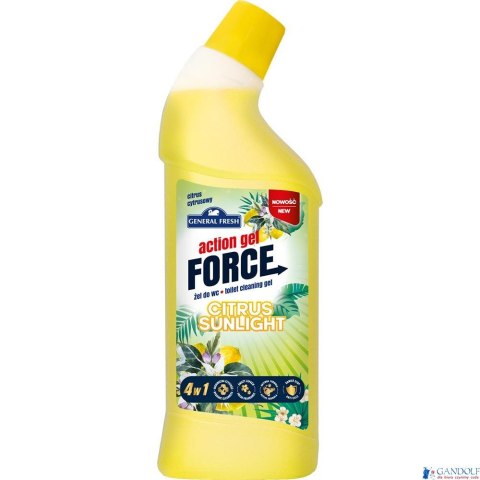 General Fresh Żel do WC ACTION FORCE Cytryna1000 ml