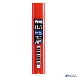 Grafity ołówkowe AIN Stein 0,5mm C275S-HB PENTEL