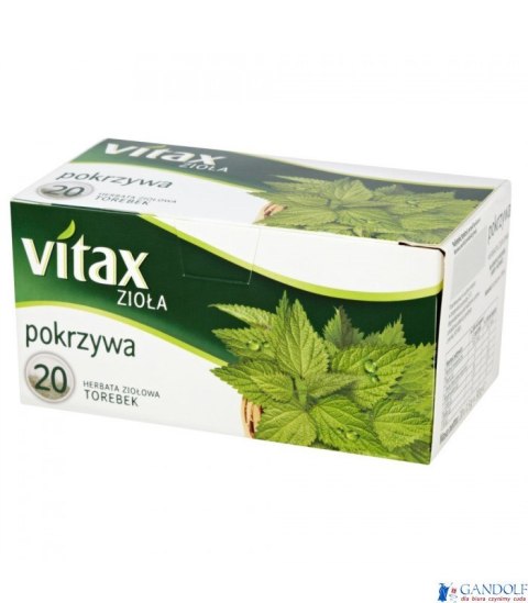 Herbata VITAX POKRZYWA 20t *1,5g ziołowa bez zawieszki Herbata VITAX POKRZYWA 20t *1,5g ziołowa bez zawieszki