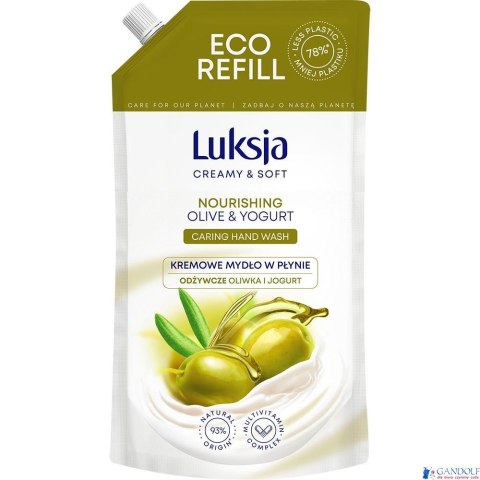 LUKSJA Mydło zapas 900ml mix LUKSJA Mydło zapas 900ml mix