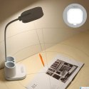 Lampka biurkowa, akumulator, led PLATINET 5W biała, przybornik na długopisy, ładowarka, PEN HOLDER PDL008