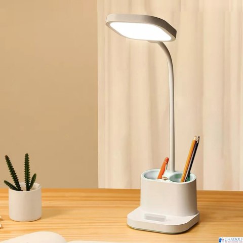 Lampka biurkowa, akumulator, led PLATINET 5W biała, przybornik na długopisy, ładowarka, PEN HOLDER PDL008 Lampka biurkowa, akumulator, led PLATINET 5W biała, przybornik na długopisy, ładowarka, PEN HOLDER PDL008