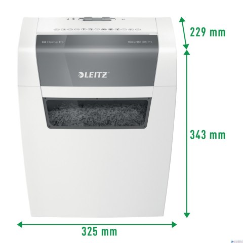 Niszczarka LEITZ IQ Home OFFICE P4, 6 kartek, 15l, kosz 8034000 Niszczarka LEITZ IQ Home OFFICE P4, 6 kartek, 15l, kosz 8034000