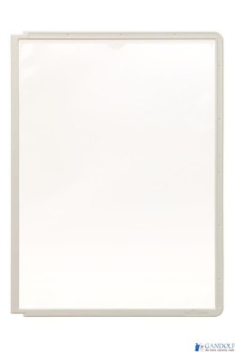 Panel informacyjny A4 PP szary 5606-10 (5szt.) ramka SHERPA DURABLE