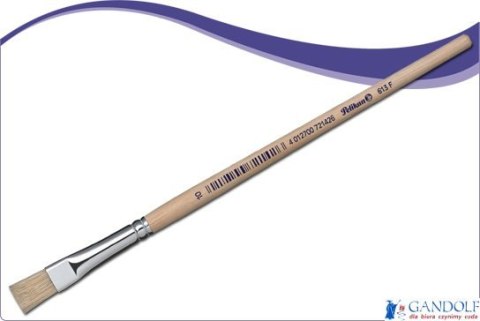Pędzel płaski, 613F, rozmiar 2 721381 Pelikan Pędzel płaski, 613F, rozmiar 2 721381 Pelikan