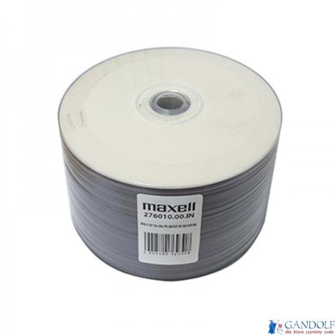 Płyta MAXELL DVD-R 4.7GB 16x (50szt) PRINTABLE, white, do nadruku, SP shrink, bulk 276010