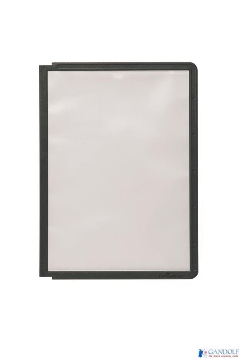 SHERPA PANEL A5 panel informacyjny Czarny 581201 DURABLE