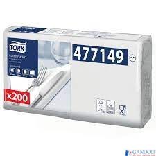 Serwetki Tork Advanced 33x33 kolor biały, celuloza 200 szt/op 477402 2 warstwy