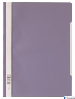 Skoroszyt A4 z przezroczystą okładką z PP Jasnofioletowy 257312 DURABLE (50)