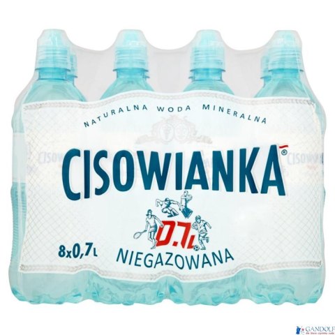 Woda CISOWIANKA 0.7l niegazowana SPORT zgrzewka 8 szt. Woda CISOWIANKA 0.7l niegazowana SPORT zgrzewka 8 szt.