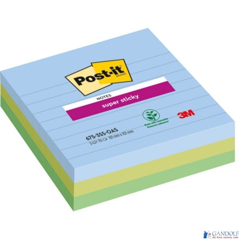 3 bloczki / 70 kartek paleta Oasis 7100259444 POST-IT 3 bloczki / 70 kartek paleta Oasis 7100259444 POST-IT
