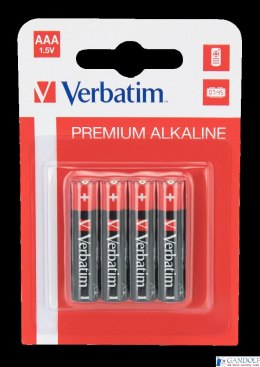 Baterie VERBATIM ALKALICZNE LR03 AAA BLISTER 4szt. 49920