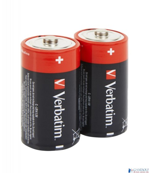 Baterie VERBATIM ALKALICZNE LR14/C, 1,5V BLISTER 2szt. 49922 Baterie VERBATIM ALKALICZNE LR14/C, 1,5V BLISTER 2szt. 49922