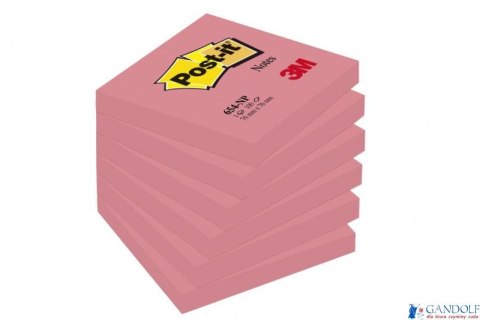 Bloczek samoprzylepny POST-IT (654-PNK), 76x76mm, (6szt) 1x100 kartek, jaskrawy różowy Bloczek samoprzylepny POST-IT (654-PNK), 76x76mm, (6szt) 1x100 kartek, jaskrawy różowy