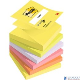 Bloczki 3M POST-IT Z-Notes 76x76mm neonowe 6x100k R330-NR FT510089939